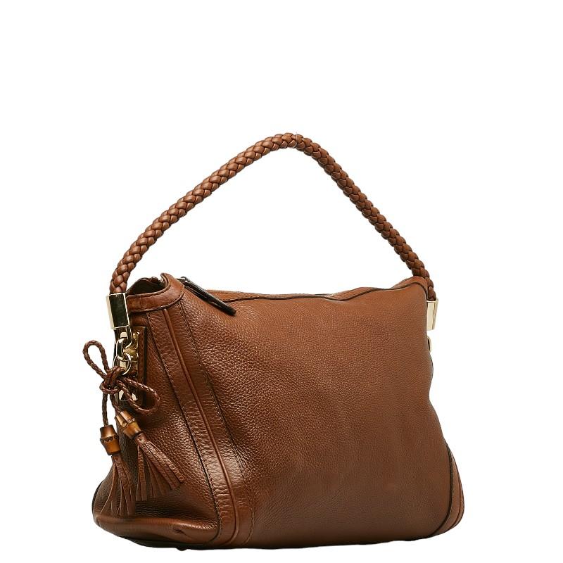 GUCCI ワンショルダーバッグ　希少カラー GUCCI（グッチ） タッセル ワンショルダーバッグ 269949 ブラウン