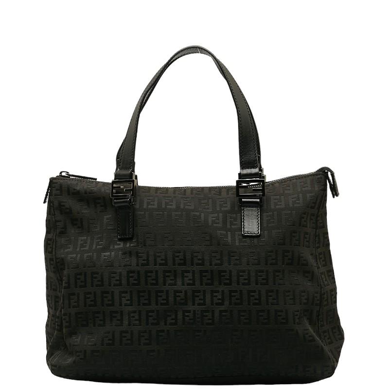 FENDI フェンディ ズッキーノ ハンドバッグ 8BH134 ブラック