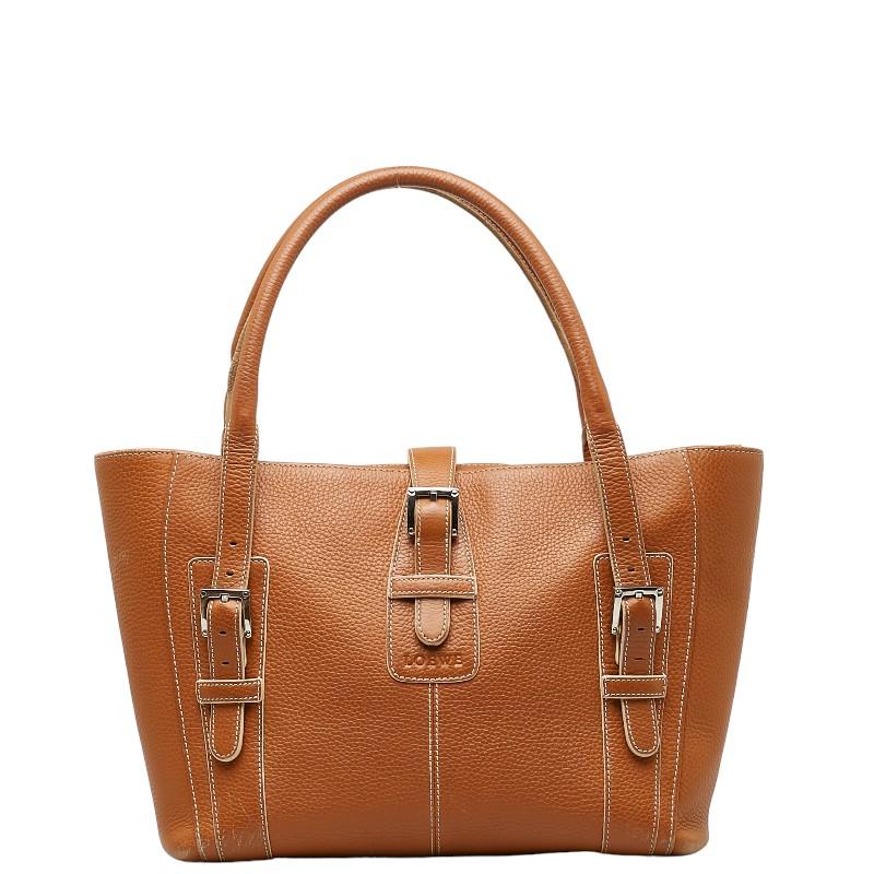 LOEWE（ロエベ） ハンドバッグ トートバッグ ブラウン レザー
