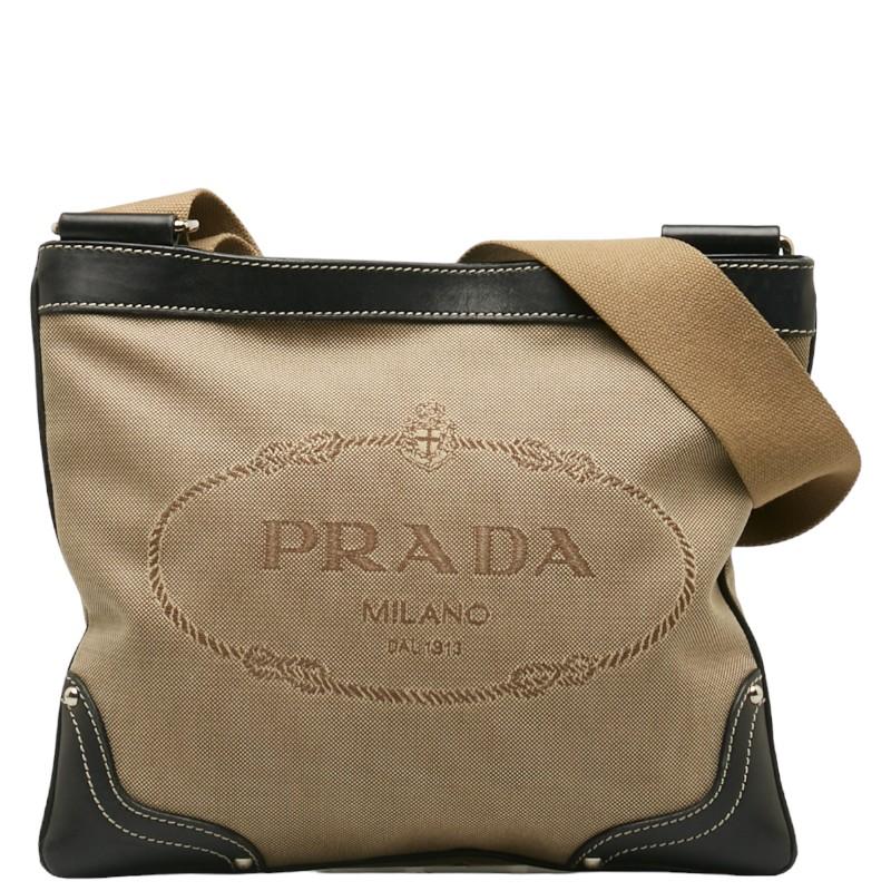 PRADA（プラダ） ロゴジャガード 斜め掛け ショルダーバッグ BT0537 