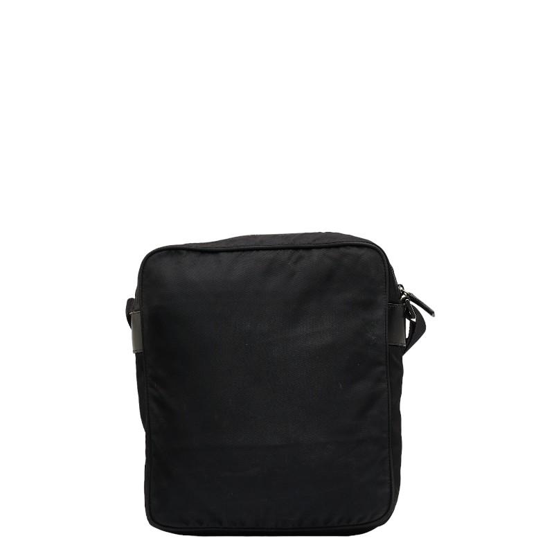 PRADA プラダ 斜め掛け ショルダーバッグ 三角ロゴプレート PRADA プラダ 斜め掛けショルダーバッグ ブラック 黒 ナイロン