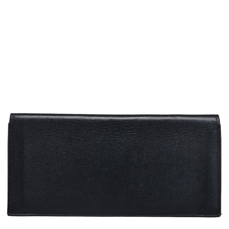 Cartier（カルティエ） マストライン 長財布 ブラック ワインレッド