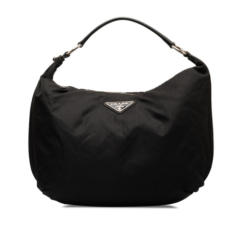 PRADA プラダ 三角ロゴプレート ハンドバッグ ワンショルダー PRADA プラダ 三角ロゴプレート ハンドバッグ ワンショルダー
