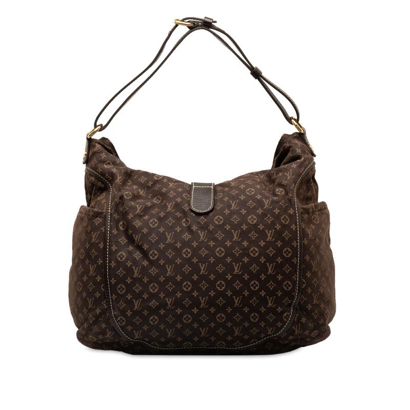本物 ルイヴィトン LOUIS VUITTON LV ロマンス モノグラム イディール ショルダーバッグ フザン ブラウン M56699 Romance ビトン バッグ 中古 ルイヴィトン ショルダーバッグ LOUIS VUITTON 破格本物 イディール