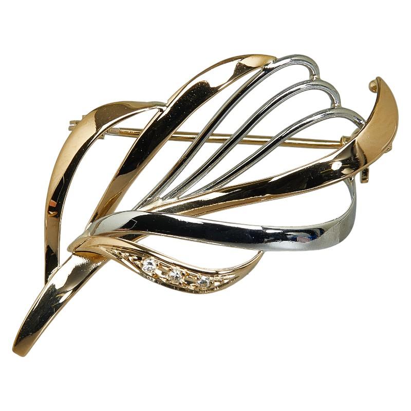 K18 Pt900 コンビブローチの買取実績 | 買取専門店さすがや