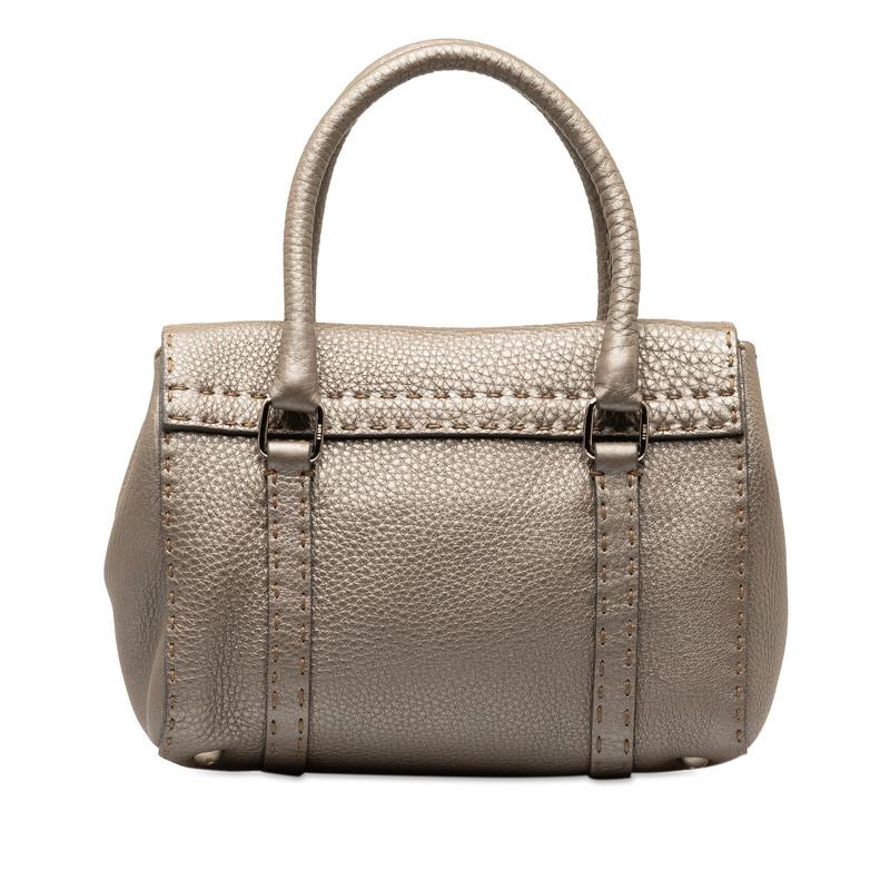 FENDI フェンディ セレリア リンダ ミニ ハンドバッグ 8R486 グレー 