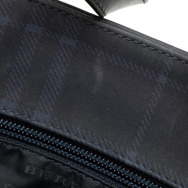 BURBERRY（バーバリー） チェック ハンドバッグ トートバッグ ネイビー