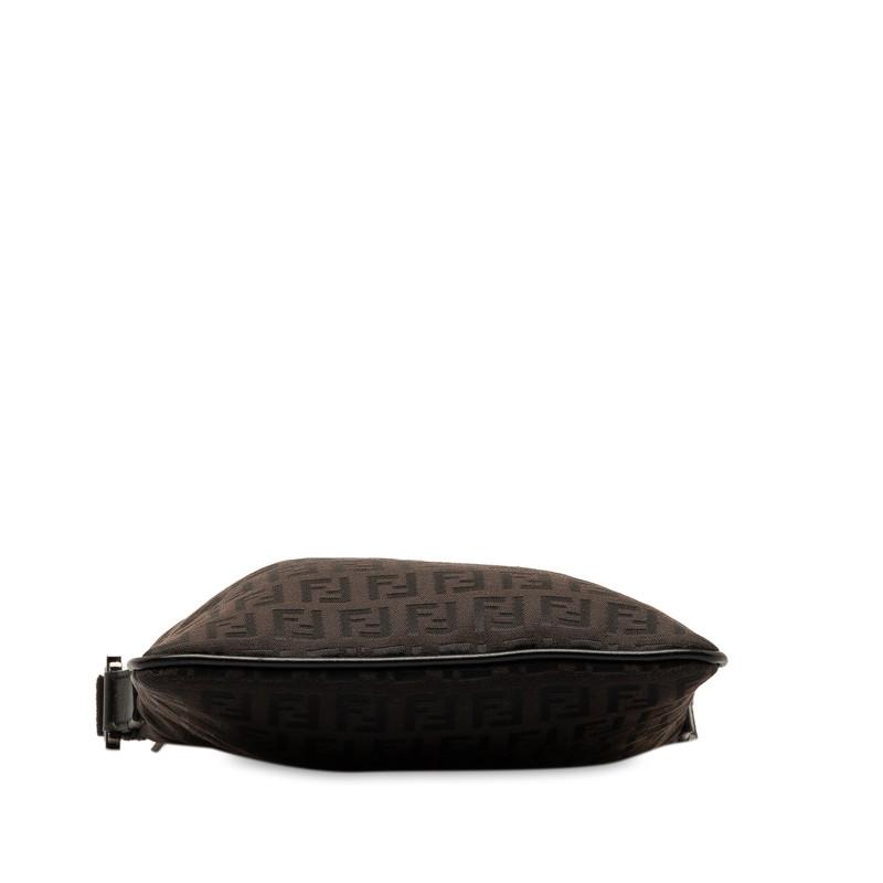 FENDI フェンディ ズッキーノ 8BT079 ショルダーバッグ キャンバスxレザー ブラック レディース /253632【中古】 FENDI フェンディ ズッキーノ 8BT079 ショルダーバッグ キャンバスx