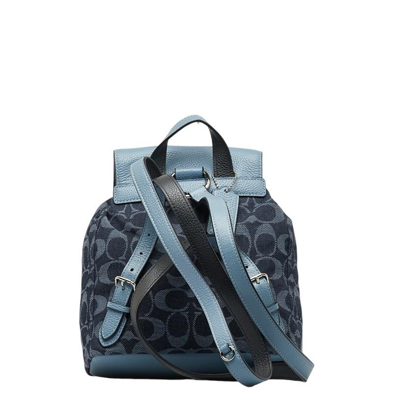COACH（コーチ） シグネチャー ロゴ シルバー金具 ビリー リュック