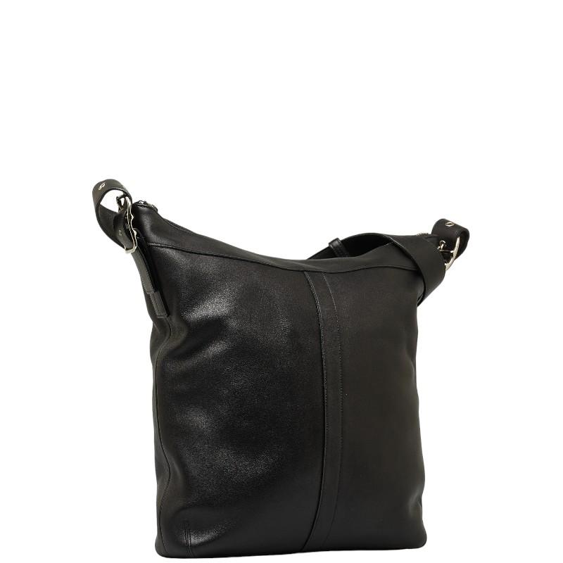 COACH（コーチ） 斜め掛け ショルダーバッグ 9177 ブラック シルバー