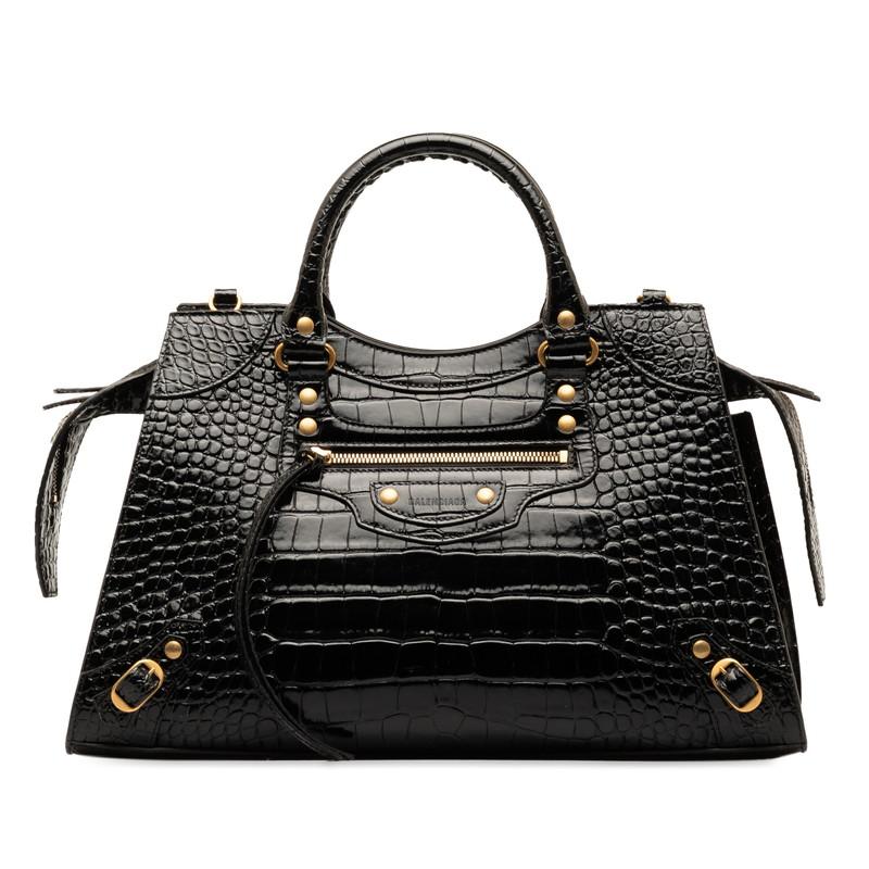 BALENCIAGA バレンシアガ ネオ クラシック シティ クロコ型押し BALENCIAGA バレンシアガ ネオ クラシック シティ クロコ型押し