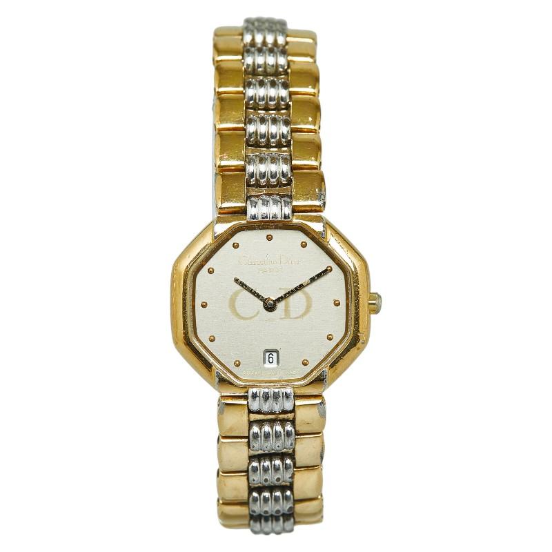 クリスチャンディオール オクタゴン 腕時計 48.153 クオーツ グレー