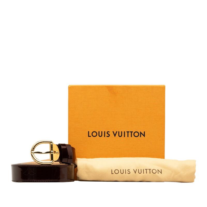 LOUIS VUITTON ベルト ヴェルニ アマラント パテント ユニセックス LOUIS VUITTON ベルト ヴェルニ アマラント パテント ユニ