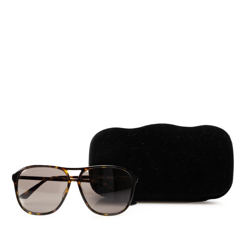 【未使用品】 グッチ サングラス GG0016 ティアドロップ メガネ ブラック GUCCI グッチ アジアンモデル ティアドロップ サングラス