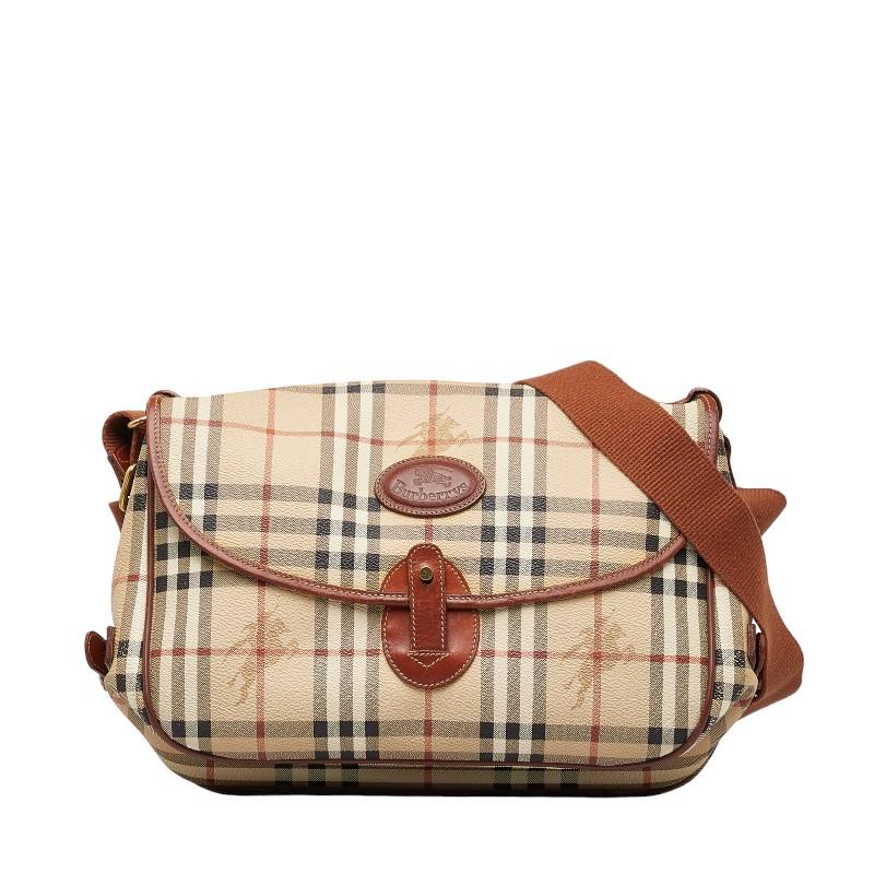 美品✨バーバリー　ショルダーバッグ　ノバチェック　シャドーホース　PVC 楽天市場】中古 バーバリー ショルダーバッグ チェック柄 ノバ