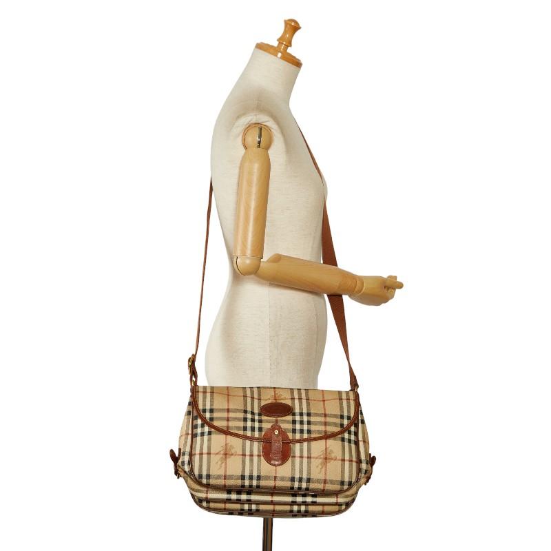 オールド　バーバリー　ショルダーバッグ　ノバチェック　シャドーホース　PVC BURBERRY - オールド バーバリーズ ショルダーバッグ ノバ