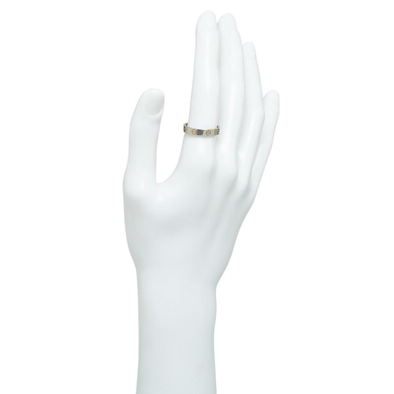 カルティエ Cartier ミニラブリング 18K ホワイトゴールド 56 Cartier（カルティエ） ミニラブリング #56 リング 指輪 K18WG