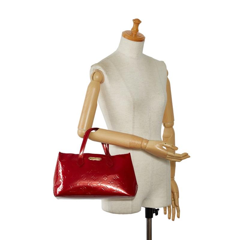 ★最終価格【5od4557】ルイヴィトン ハンドバッグ ヴェルニ ウィルシャーPM M93642 ポムダムール【中古】レディース LOUIS VUITTON（ルイ・ヴィトン） ルイ ヴィトン モノグラム ヴェルニ