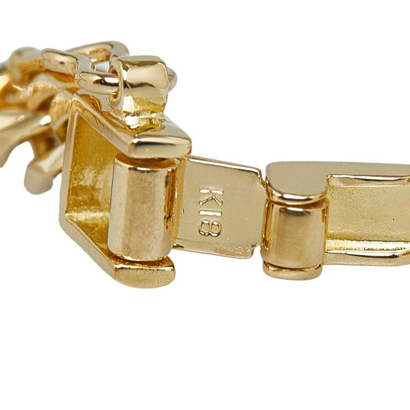 K18YG イエローゴールド ダイヤ0.54ct ブレスレット レディース 中古  