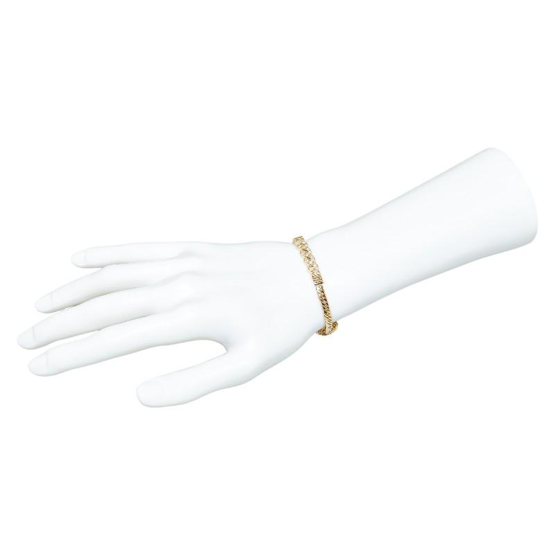 K18YG イエローゴールド ダイヤ0.54ct ブレスレット レディース 中古  