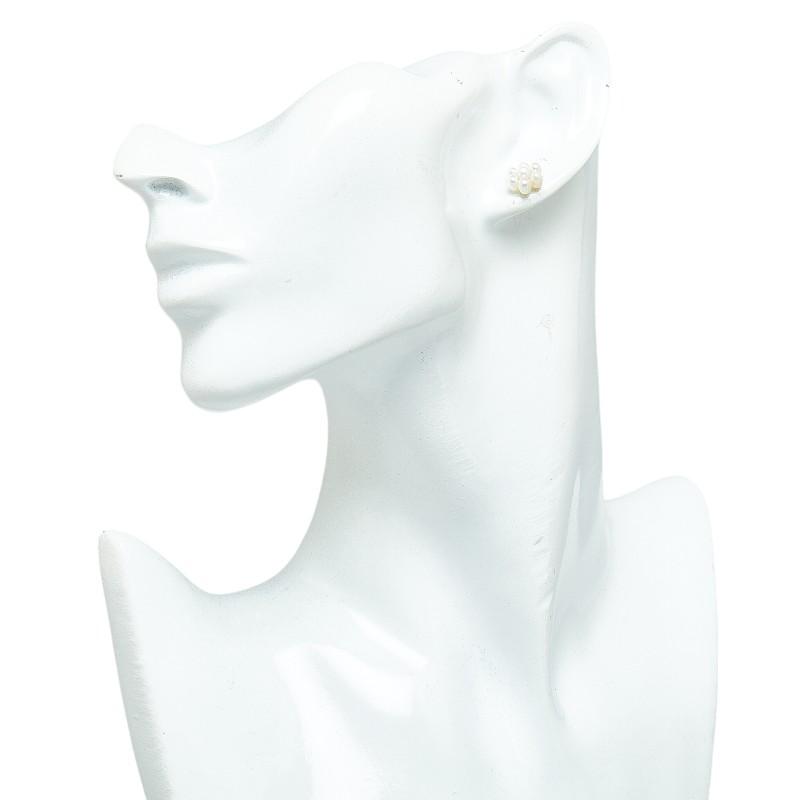 ベリテ パール ピアス K10PG ピンクゴールド レディース 【中古