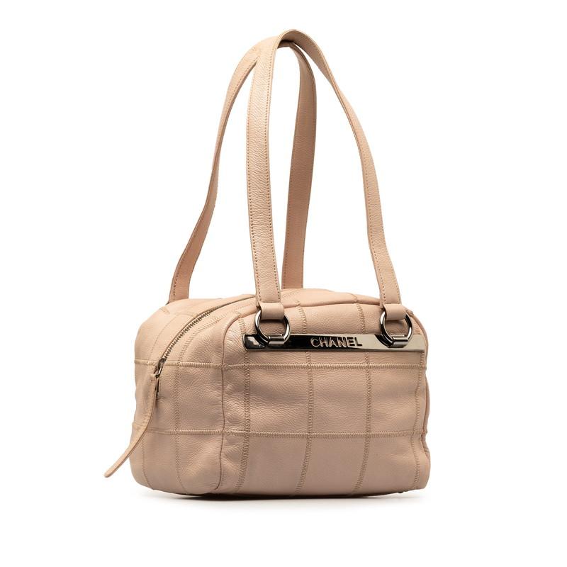 CHANEL（シャネル） ロゴ シルバー金具 チョコバー ハンドバッグ ミニ