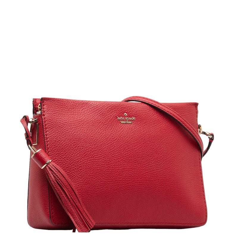 kate spade NEW YORK ケイトスペード ロゴ タッセル ショルダーバッグ 
