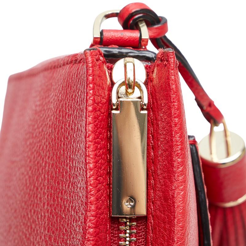 kate spade NEW YORK ケイトスペード ロゴ タッセル ショルダーバッグ 