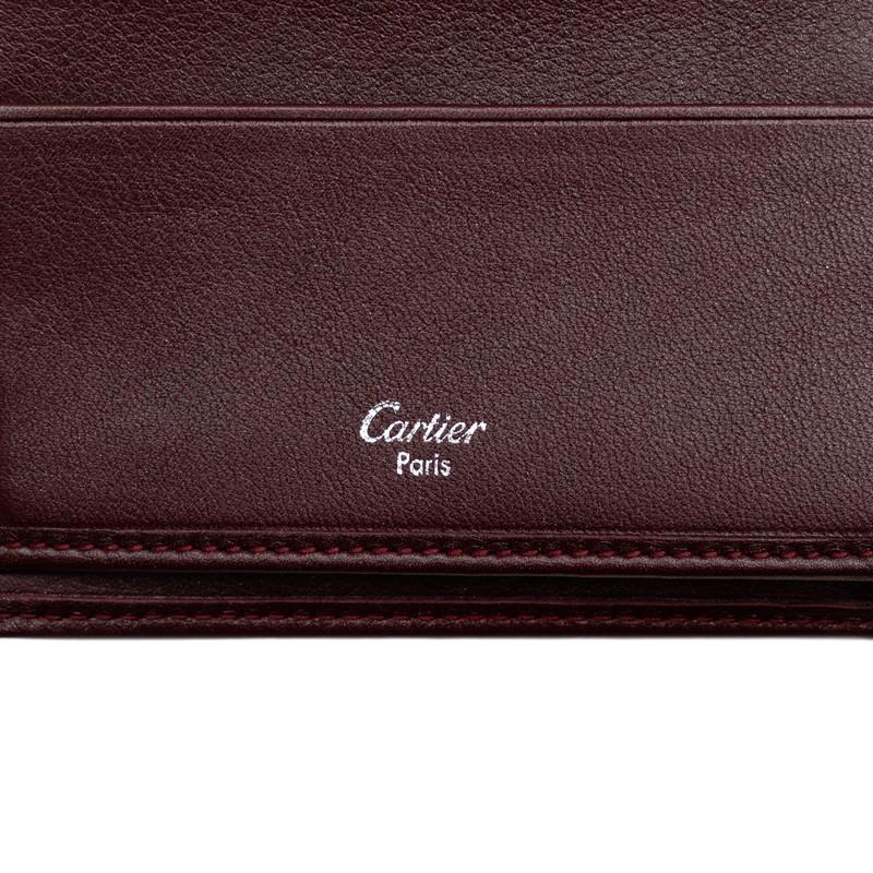 Cartier（カルティエ） トリニティ 長財布 ワインレッド エナメル