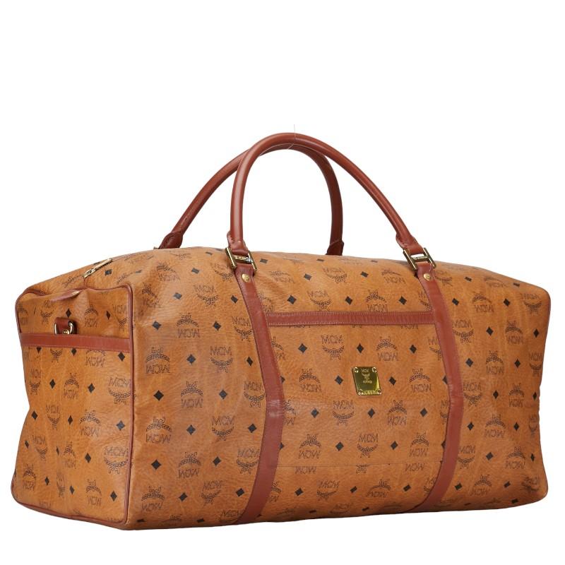 MCM 中古　ボストンバッグ MCM（エムシーエム） エム シー エム ヴィセトス ロゴグラム ボストン