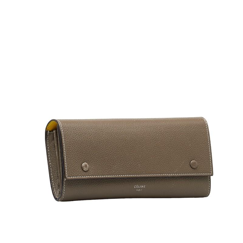 CELINE（セリーヌ） ラージフラップ マルチファンクション 長財布