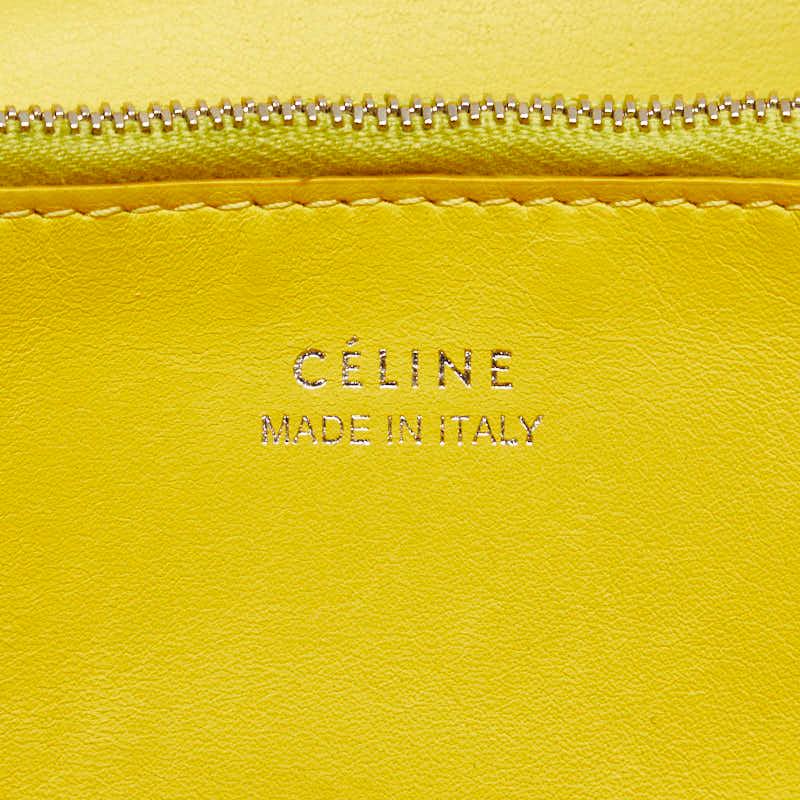 CELINE 長財布　マルチファンクション　グレージュ×イエロー CELINE - CELINE 長財布 マルチファンクション グレージュ×イエローの