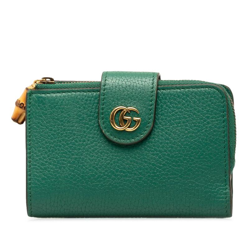 GUCCI（グッチ） バンブー 二つ折り財布 コンパクトウォレット 739498