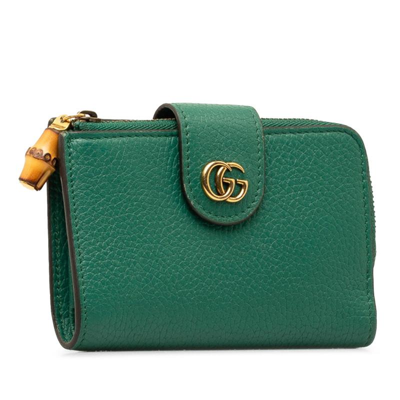 GUCCI（グッチ） バンブー 二つ折り財布 コンパクトウォレット 739498