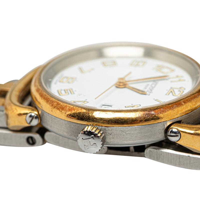 エルメス プルマン 腕時計 PU2.240 クオーツ ホワイト文字盤  