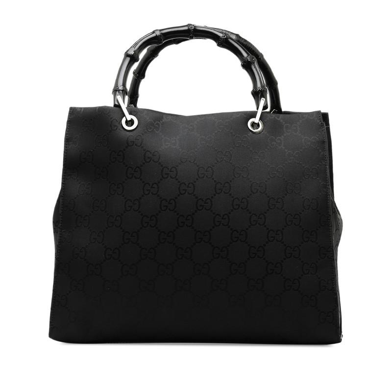 GUCCI（グッチ） GGナイロン バンブー ハンドバッグ トートバッグ 002