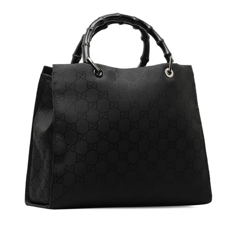 GUCCI（グッチ） GGナイロン バンブー ハンドバッグ トートバッグ 002