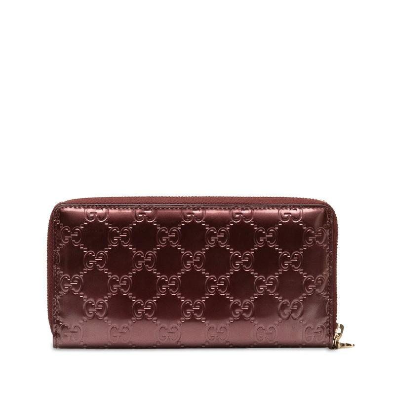 GUCCI グッチ グッチシマ ラブリー Gハート ラウンドファスナー GUCCI グッチ グッチシマ ラブリー Gハート ラウンドファスナー