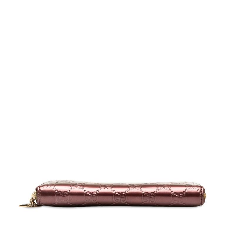 GUCCI グッチ グッチシマ ラブリー Gハート ラウンドファスナー