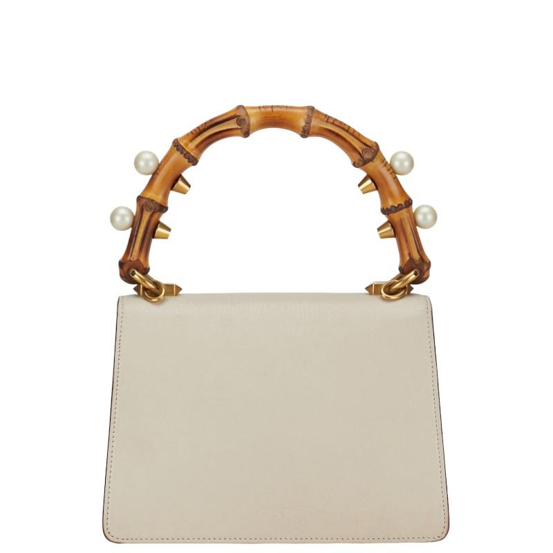 GUCCI グッチ バンブー フォックスヘッド ハンドバッグ 466432 GUCCI グッチ バンブー フォックスヘッド ハンドバッグ 466432