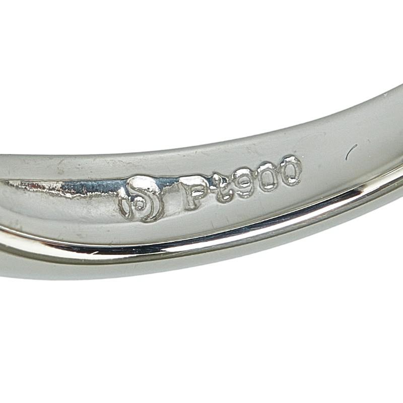 タサキ Pt900 プラチナ アコヤパール9.1mm ダイヤ0.11ct リング 指輪