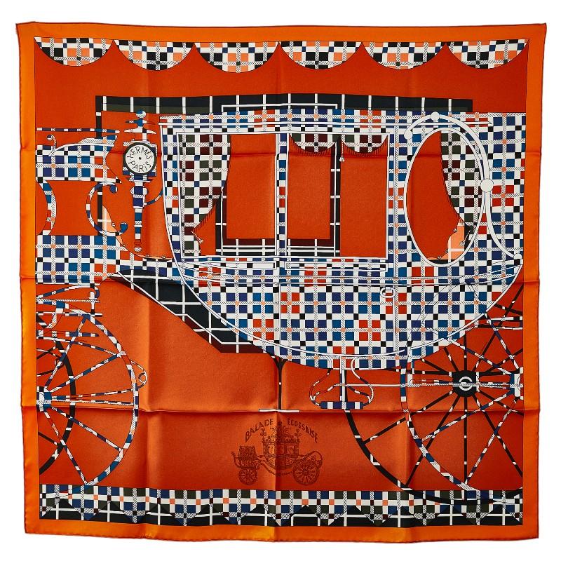 HERMES エルメス カレ90 Balade Ecossaise スコットランドの HERMES エルメス カレ90 Balade Ecossaise スコットランドの