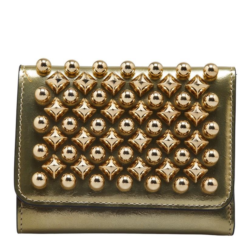 Christian Louboutin クリスチャンルブタン マカロン ゴールド