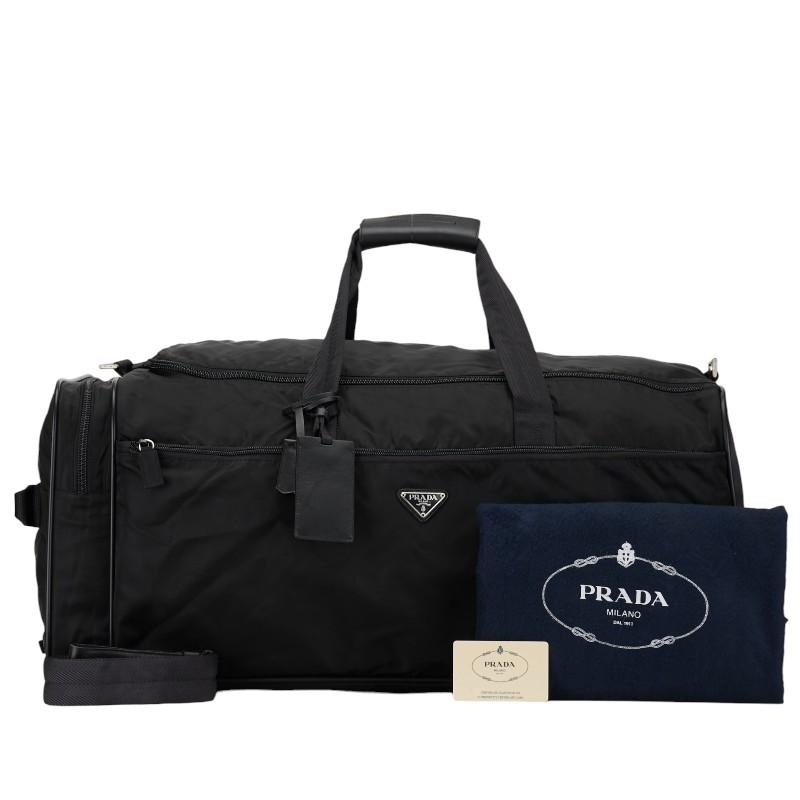 PRADA三角ロゴキャリーバッグ本革