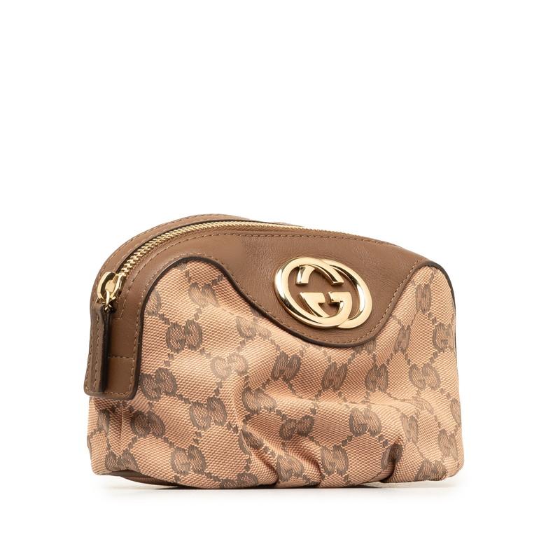 GUCCI（グッチ） インターロッキングG GGキャンバス ポーチ 308631