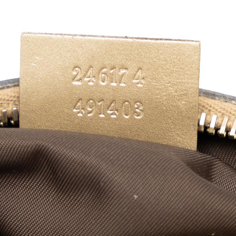 GUCCI（グッチ） GGキャンバス バンブー ポーチ 246174 ベージュ