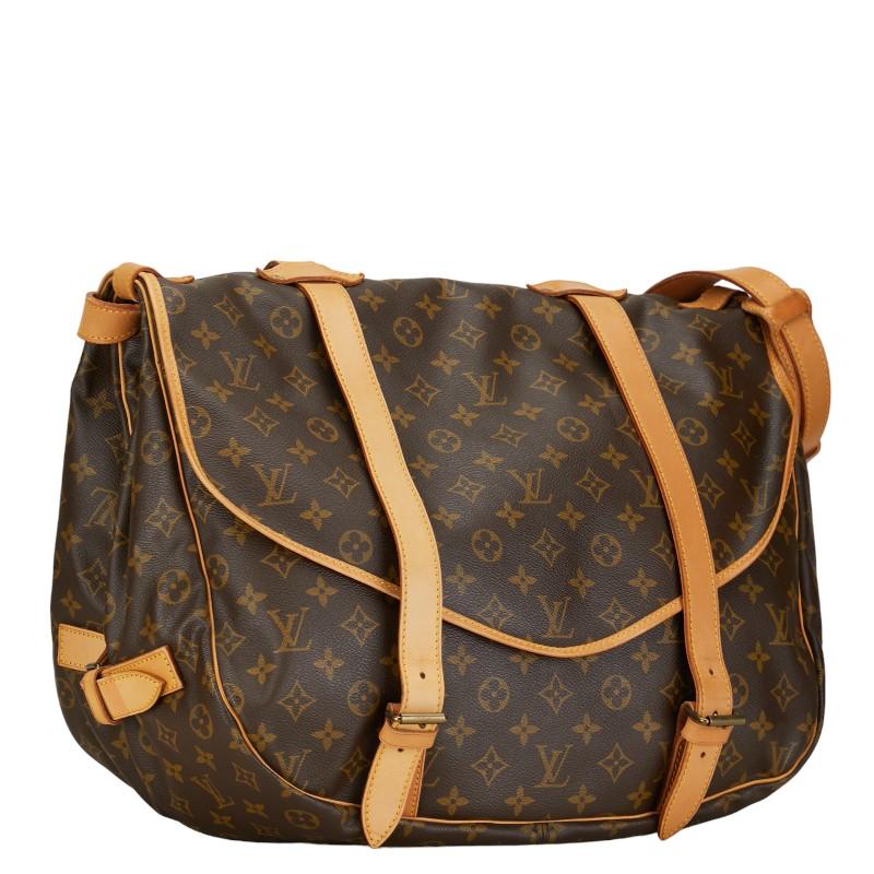 Louis Vuitton モノグラム　ソミュール43ショルダーバッグ LOUIS VUITTON ルイ ヴィトン モノグラム ソミュール43 斜め掛け
