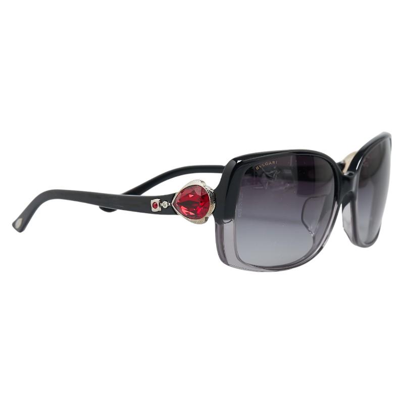 BVLGARI ブルガリ スクエア サングラス 8079-B 5158/8G ブラック  