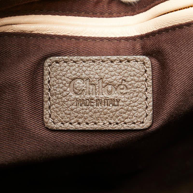 p21【極美品】クロエ　パラティ　ブラウン　レザー　2way ショルダーバッグ p21【極美品】クロエ パラティ ブラウン レザー 2way ショルダー