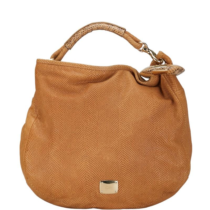 ジミーチュウ スカイ ワンショルダーバッグ ホーボーバッグ レザー  